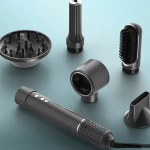 Hair Dryer 5-in-1 High Speed Hot Air Brush Set /Hair Dryer（Wechat:13510231336） thumbnail-1
