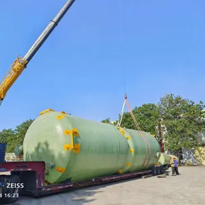 FRP Waste Acid Storage Tanks for Chemical Wastewater Treatment Plants With Leak Detection thumbnail-4