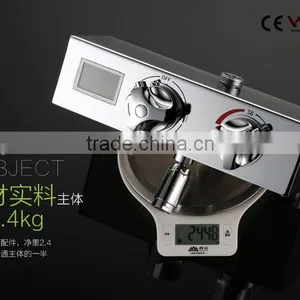 Wall Mounted Bathroom Bath Rain Thermostatic LED Shower Set thumbnail-5