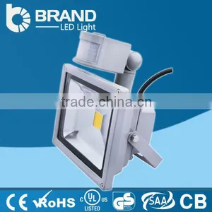 Manufacturer China Supplier White Shell PIR Sensor 50w Led Flood Light High Lumen Most Powerful Led Flood Light Ip65 With COB thumbnail-1
