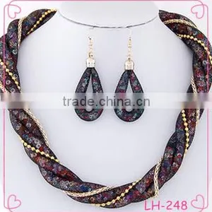 Cheap Wholesale Fashion Bridal Charming Crystal Jewelry Set thumbnail-1