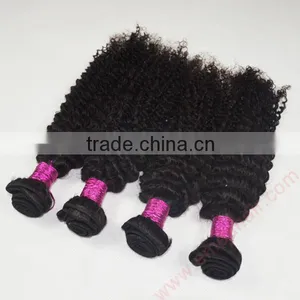 WJ013 18 Inch Human Hair Cheap Brazilian Loose Deep Wave Hair Weave thumbnail-4