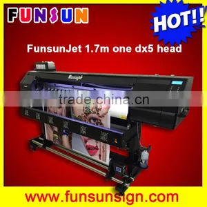 Best Price ,factory Original Funsunjet 1700K With DX5 Head Banner and Sticker Printer thumbnail-1