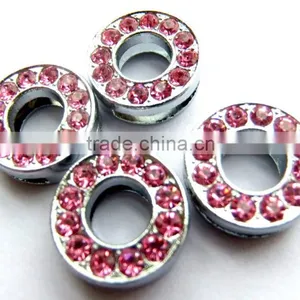 10MM Slide Dark Pink Zinc Alloy Letters thumbnail-1