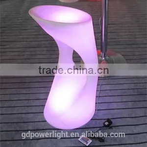 New Fashion Led PE Bar Stool Chair With Remote Control thumbnail-6