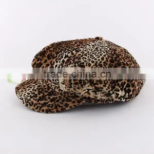 2015 Brand New Children Hats Girl Fashion Leopard Beret Baby Caps for Sale thumbnail-2