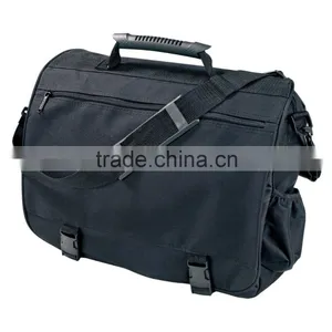 Custom Professional Many Pockets Reporter Briefcase Messenger Bag thumbnail-2