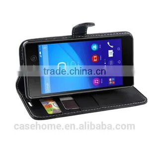 Professional OEM Manufacturer Provide Customized Stand Wallet Case for Sony Xperia M5 thumbnail-3