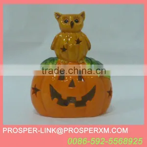 Ceramic Halloween Pumpkin thumbnail-1