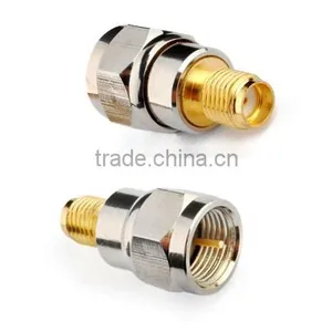 RF Coaxial Adapter SMA to F Connector thumbnail-1