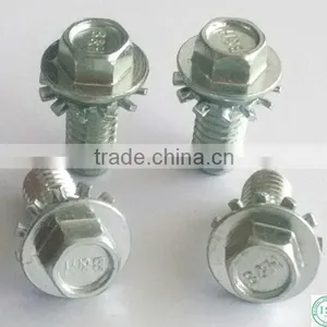 Hot Sale Hex Flange Head Machine Screw With Tooth Washer thumbnail-1