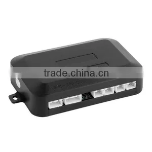 Black Waterproof 12V 4 Car Parking Sensors Auto Reverse Backup Rear Radar System Kit Sound Alert Alarm Indicator Sensor thumbnail-2