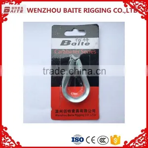 Galvanize Carabiner Wholesale Steel Electric Galvanized Thimble DIN 6899A Hardware Manufacture Quality Choice thumbnail-2
