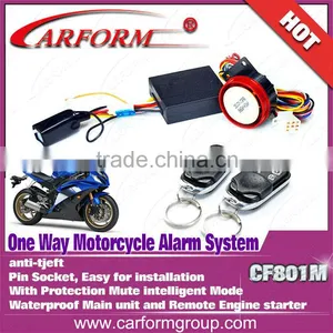Auto Parts 12V Alarm System Motorcycle With Remote Engine Start thumbnail-1