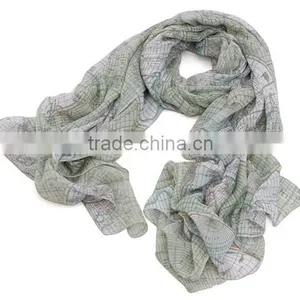 Wholesale China Custom Logo Good Quality Silk Shawl Scarf thumbnail-6