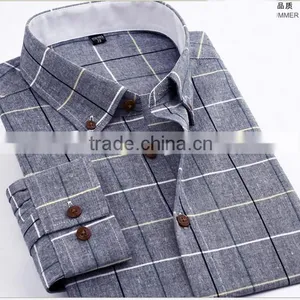 Custom Made Stylish Check Shirts for Men 100% Polyester Shirts thumbnail-1