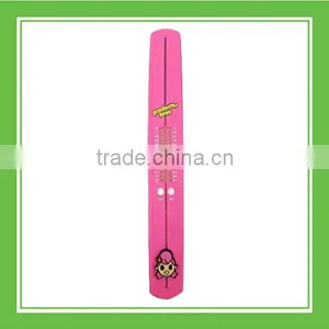 Top Quality Baby Rinne Women Waterproof Foldable Pink Rubber Wrist LED Watch With Best Quality thumbnail-1