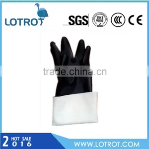New Design Industrial Black Rubber Glove thumbnail-2