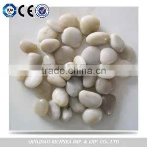 All Normal Sizes White Polishing Round Cobble Pebble thumbnail-3