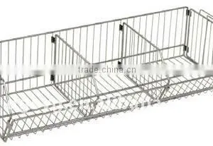 Chrome Wire Basket Units Used in Supermarket-12 Years Professional Manufacturer thumbnail-1