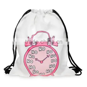New Design 3d Printing Gym Sack Drawstring Bag thumbnail-2