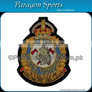 Squadron Royal Air Force Bullion Cecinere Belligum Badge Handmade Embroidered Air Force Badges thumbnail-1