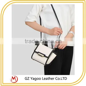 Wholesale PU Leather Women Bags Trendy Trapeze Bags Fashion Casual Lock Handbags Supplier's Choice thumbnail-4
