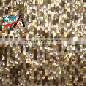 Pure White Color Freshwater Mother of Pearl Shell Mosaic Tiles thumbnail-1