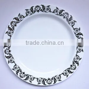 7.5'' Round Disposable Plastic Plate Hot Stamping thumbnail-2