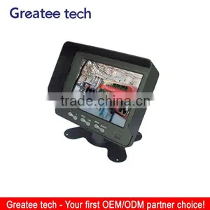 Factory Best 5 Inch Car Digital Monitor Support 2-CH for Rear View System thumbnail-1