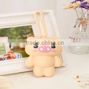 Wholesale Cute Eco-friendly Silicone Key Chain/key Holder/key Ring thumbnail-1