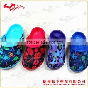 Fashion Child Clog Slipper With Transfer Printing thumbnail-1