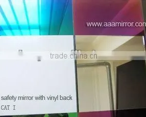 High Qulity Moisture Proof Safety Mirror/ Mirror Glass With Double Coated Paint thumbnail-5