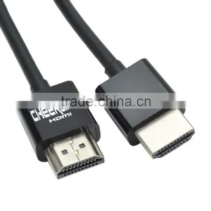 CHEERLINK Hot Selling 19+1 Core HDMI 1.4 Male to Male Audio Cable - Black + Silver thumbnail-2