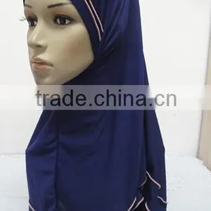 H262 Latest Muslim Hijab With Curling thumbnail-1