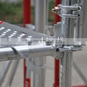 Automatic Welded SGS/EN12810 Q235 Safety Hot Dip Galvanized Ringlock Scaffolding Tower thumbnail-1