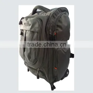 Hot Stylish Magical Foldable Rolling Duffel Bag With Trolley for Business Man thumbnail-2