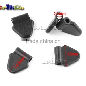 3/32"(2.5mm) Hole Small Plastic Rope Slider Stopper Cord Ends For Apparel Sportwear Backpack Accessories #FLS200-B thumbnail-1