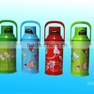 Thermos Pot for Tea With Flower Design thumbnail-1
