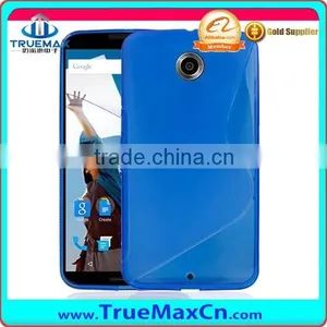 For Google r Motorola Nexus 6 S Type Soft TPU Case thumbnail-1