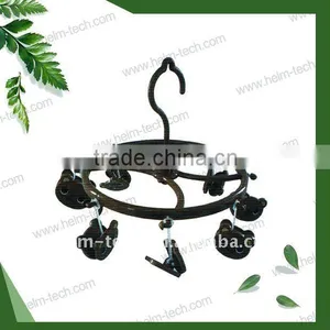 Summer Item Cute Carton Plastic Clothes Hanger With Clips thumbnail-1