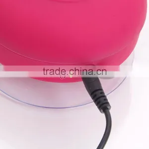 Waterproof Mini Bluetooth Speaker With Suction Cup Rose Red thumbnail-6