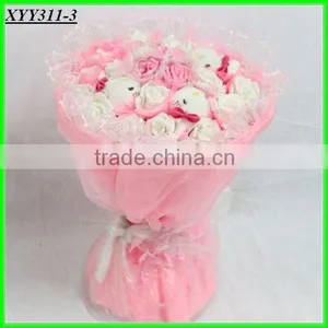 2013 Hots Sale Pink Plush Toy Bouquet thumbnail-1