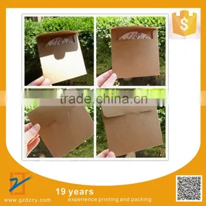 10pcs 12.5*12.5cm 250g Kraft Paper CD DVD Disc Storage Bag CD DVD Case Envelope Sleeve, Free Shipping thumbnail-1