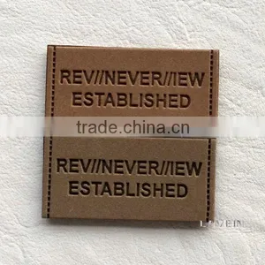 Custom Imitation Leather Brand Label Hangtag for Travelling Backpack Bags thumbnail-3