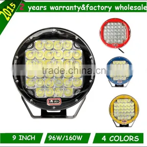 12v 5 Watt Cre e Super Bright 9'' Red,blue,black,yellow 9 Inch 160w 96w Car Work Light Led 12v Quality Choice thumbnail-1