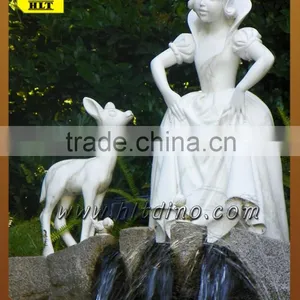 Handmade Fiberglass Snow White Statue thumbnail-1