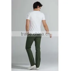 Wholesale Cheap Cotton Promotional Blank V-neck T Shirts thumbnail-2