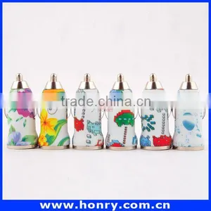 Unique Design Factory Top Quality Colorful Cellphone Single Port Car Charger thumbnail-2