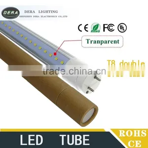 Energy Saving Double Side t8 8ft 2.4m Led Tube Light Fixture T8 Type 2400mm 45w Led Tube 2 Line thumbnail-6